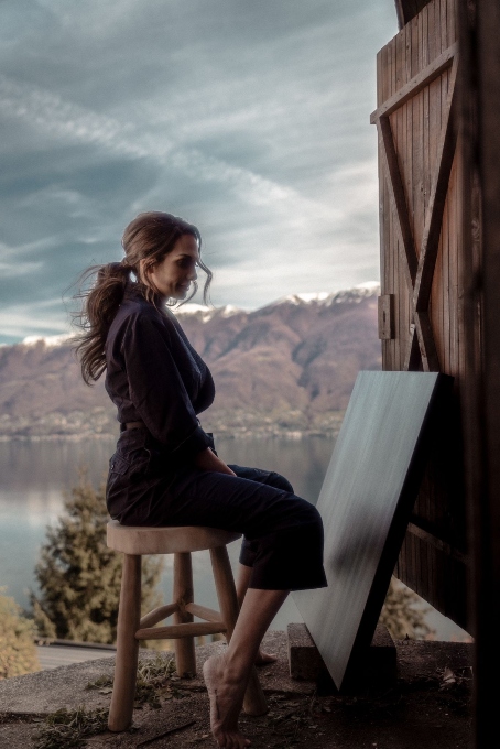 Anna Maier in der Natur