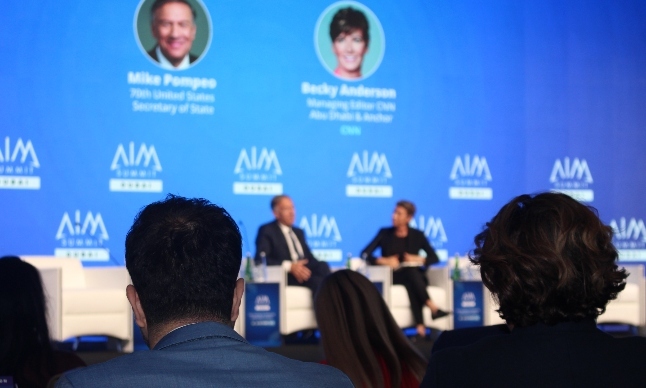 Pompeo at AIM