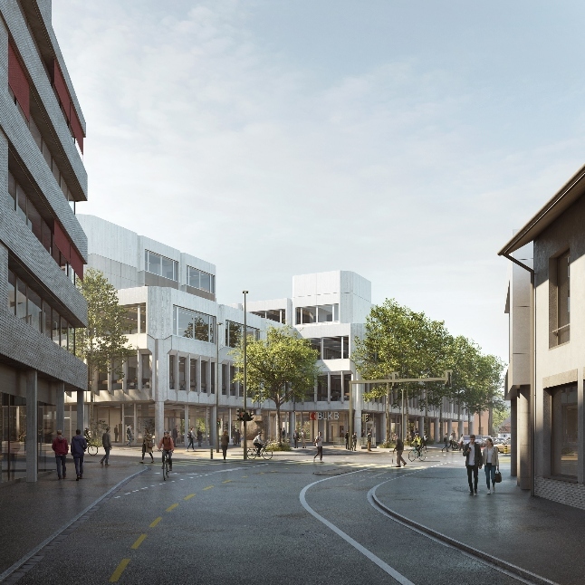 Haupteingang BLKB Liestal Visualisierung